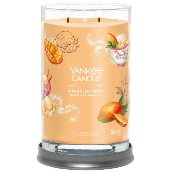 Yankee Candle Mango Ice Cream Large Signature Tumbler Jar Candle Fashion