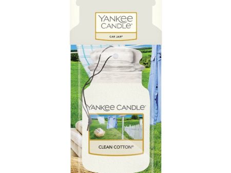 Yankee Candle Clean Cotton Car Jar Air Freshener Cheap