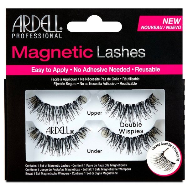 Ardell Professional Magnetic Strip Lashes Double Wispies Black For Sale