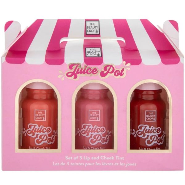 The Beauty Crop Juice Pot Lip & Cheek Tint Set 3 x 10ml on Sale