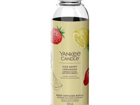 Yankee Candle Signature Reed Diffuser Refill Iced Berry Lemonade 200ml Fashion