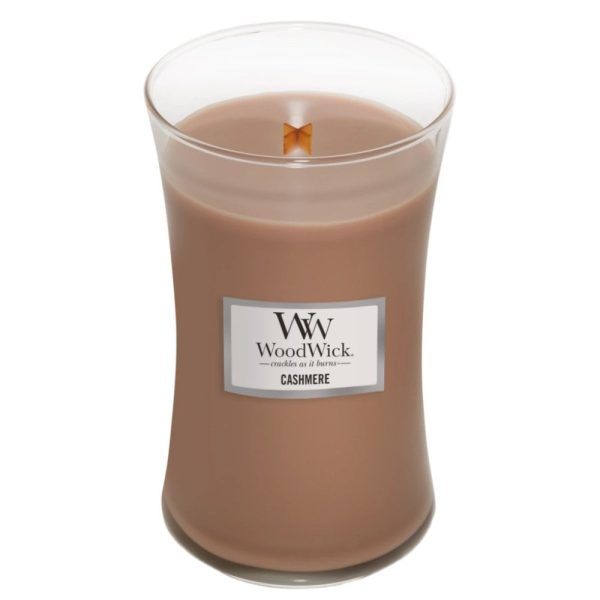 WoodWick Cashmere Large Hourglass Jar Candle Supply