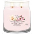 Yankee Candle Pink Cherry & Vanilla Medium Signature Jar Candle Fashion