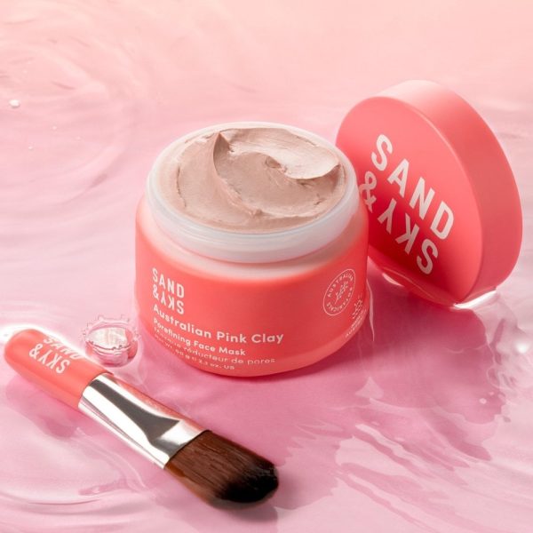 Sand & Sky Australian Pink Clay Porefining Face Mask 60g Online Sale