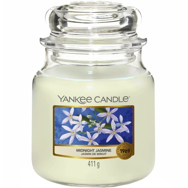 Yankee Candle Midnight Jasmine Medium Jar Candle For Discount