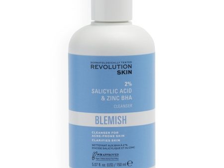 Revolution Skincare 2% Salicylic Acid & Zinc BHA Cleanser 150ml on Sale