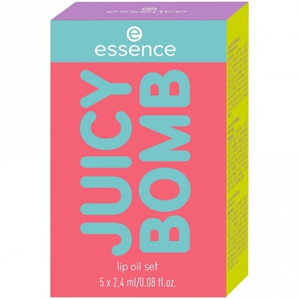 Essence Juicy Bomb Lip Oil Set 5 x 2.4ml Hot on Sale