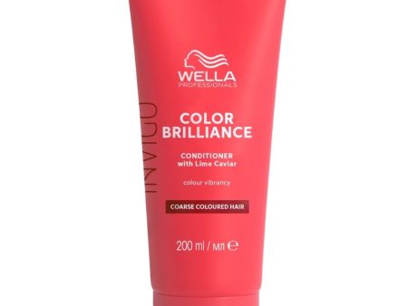 Wella Professionals Invigo Colour Brilliance Vibrant Colour Conditioner Coarse Hair 200ml Cheap