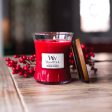 WoodWick Crimson Berries Medium Hourglass Jar Candle Online now