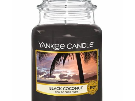 Yankee Candle Black Coconut Large Jar Candle Supply