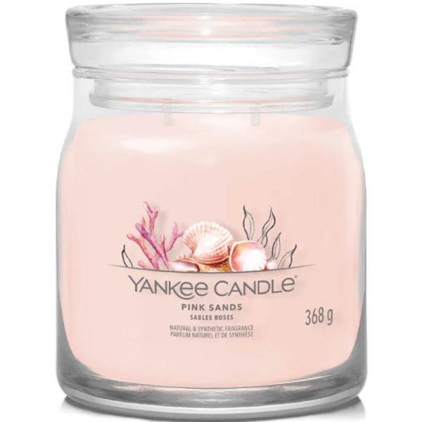 Yankee Candle Pink Sands Medium Signature Jar Candle Fashion