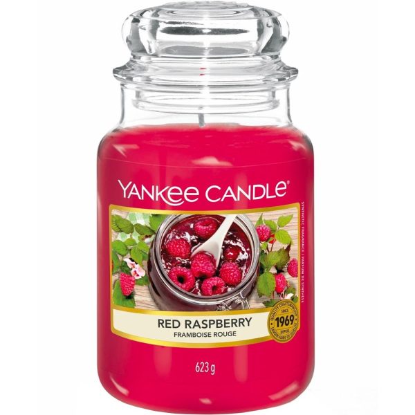 Yankee Candle Red Raspberry Large Jar Candle For Sale