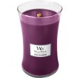 WoodWick Spiced Blackberry Large Hourglass Jar Candle Supply