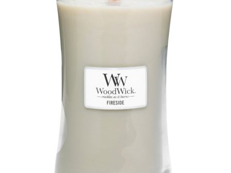 WoodWick Fireside Large Hourglass Jar Candle Online Sale