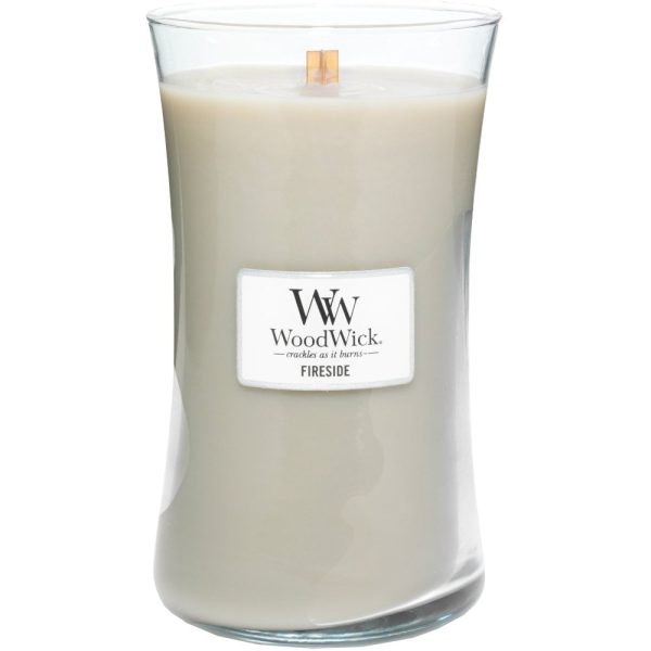 WoodWick Fireside Large Hourglass Jar Candle Online Sale