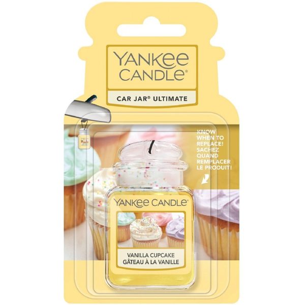 Yankee Candle Vanilla Cupcake Ultimate Car Jar Air Freshener on Sale