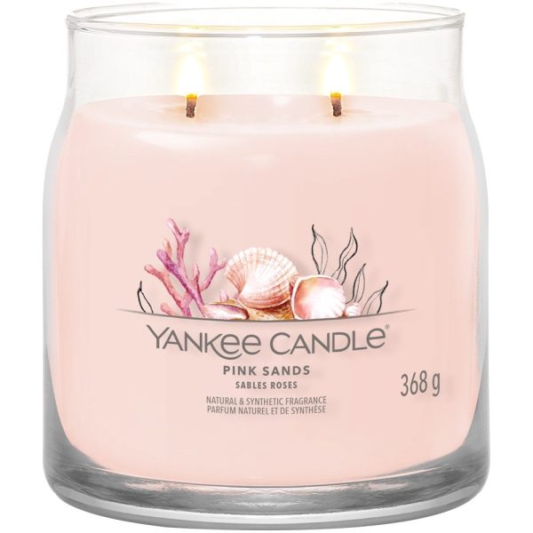 Yankee Candle Pink Sands Medium Signature Jar Candle Fashion