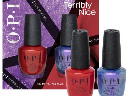 OPI Terribly Nice Holiday Nail Polish Duo Pack 2 x 15ml Sale