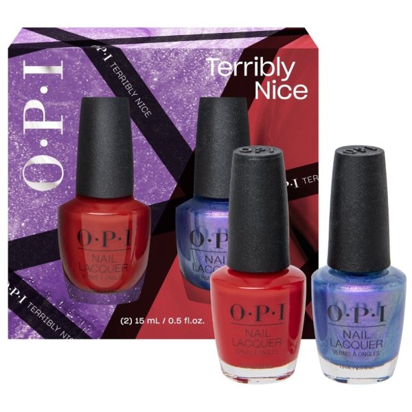 OPI Terribly Nice Holiday Nail Polish Duo Pack 2 x 15ml Sale