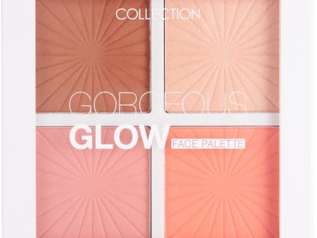 Collection Cosmetics Gorgeous Glow Face 4 Colour Blush Palette Fashion