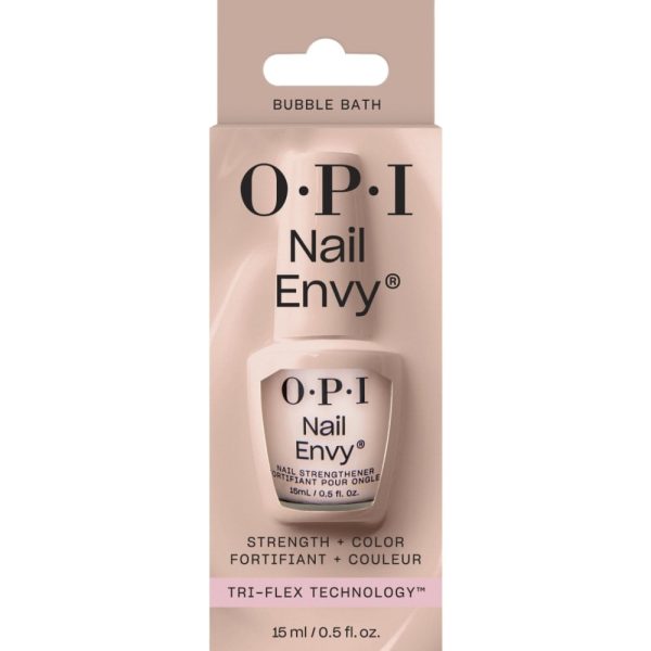 OPI Nail Envy Nail Strengthener Strength + Colour Bubble Bath 15ml Online Hot Sale