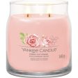 Yankee Candle Fresh Cut Roses Medium Signature Jar Candle Supply