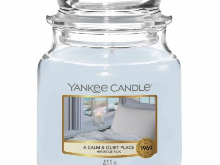 Yankee Candle A Calm & Quiet Place Medium Jar Candle on Sale