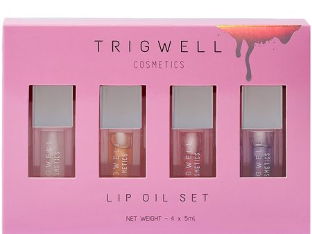 Trigwell Cosmetics Lip Oil Set 4 x 5ml Online Sale