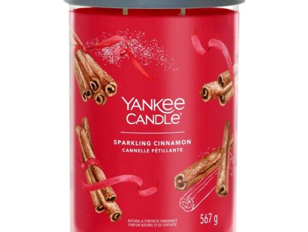 Yankee Candle Sparkling Cinnamon Large Signature Tumbler Jar Candle Online