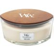 WoodWick Vanilla Bean Ellipse Jar Candle Online now