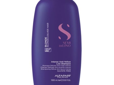 Alfaparf Milano Semi Di Lino Blonde Anti-Yellow Low Shampoo 1000ml For Sale