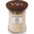 WoodWick White Honey Medium Hourglass Jar Candle Online Hot Sale