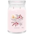 Yankee Candle Pink Cherry & Vanilla Large Signature Jar Candle Cheap