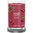 Yankee Candle Black Cherry Large Signature Tumbler Jar Candle Supply