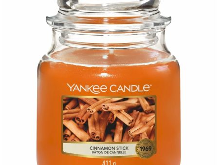 Yankee Candle Cinnamon Stick Medium Jar Candle Hot on Sale