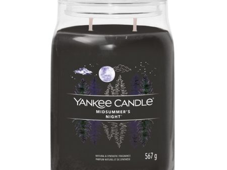 Yankee Candle Midsummers Night Large Signature Jar Candle For Discount