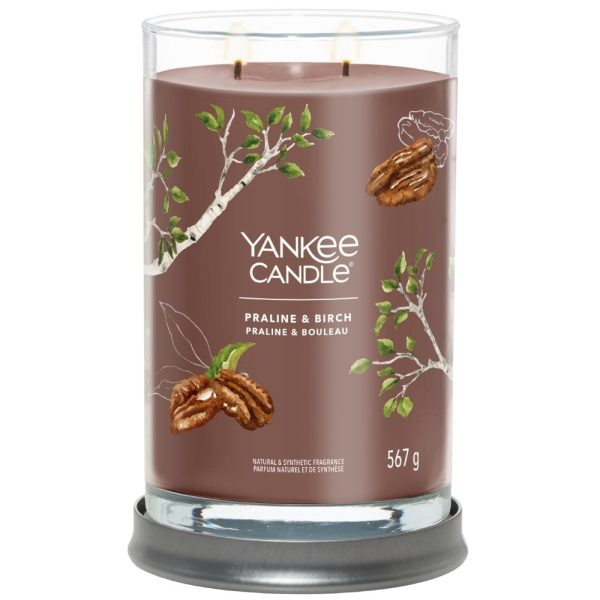 Yankee Candle Praline & Birch Large Signature Tumbler Jar Candle Hot on Sale