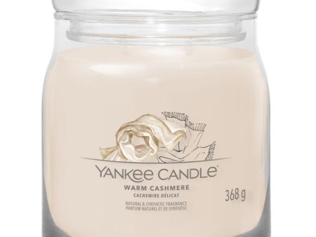 Yankee Candle Warm Cashmere Medium Signature Jar Candle Supply