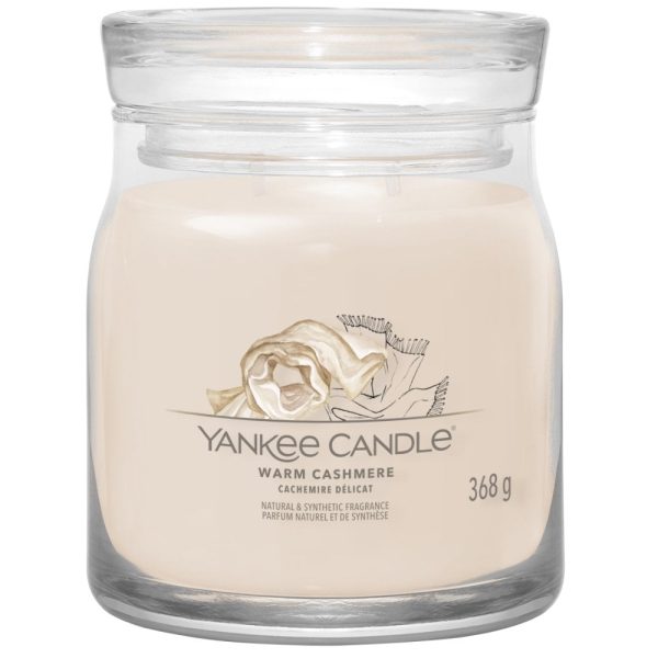 Yankee Candle Warm Cashmere Medium Signature Jar Candle Supply