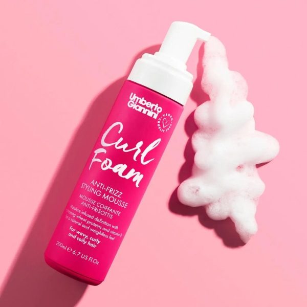 Umberto Giannini Curl Foam Anti-Frizz Styling Mousse 200ml Online now