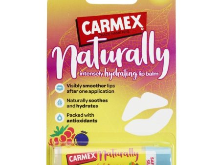 Carmex Naturally Intensely Hydrating Lip Balm Stick Berry 4.25g Online Sale