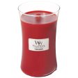 WoodWick Pomegranate Large Hourglass Jar Candle Discount