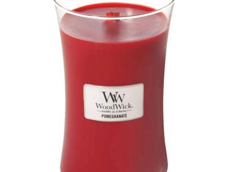 WoodWick Pomegranate Large Hourglass Jar Candle Discount