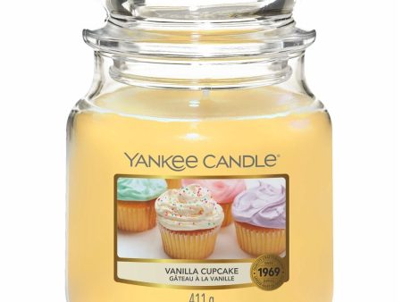 Yankee Candle Vanilla Cupcake Medium Jar Candle Online Hot Sale