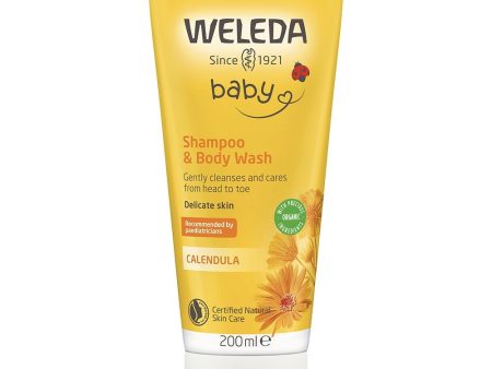 Weleda Calendula Shampoo & Bodywash 200ml Online Sale