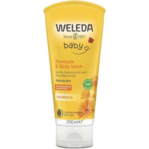 Weleda Calendula Shampoo & Bodywash 200ml Online Sale