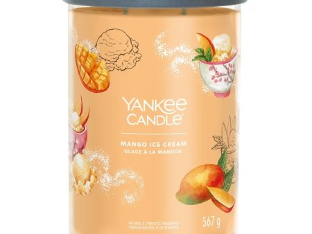 Yankee Candle Mango Ice Cream Large Signature Tumbler Jar Candle Fashion