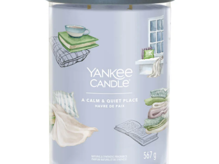 Yankee Candle A Calm & Quiet Place Large Signature Tumbler Jar Candle For Sale