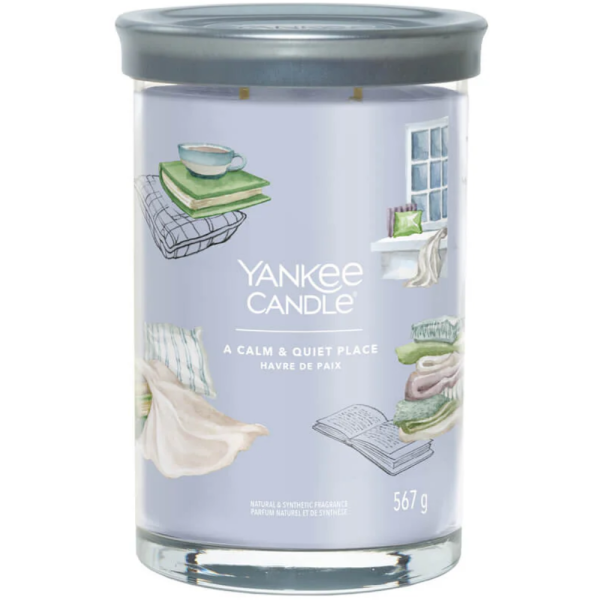 Yankee Candle A Calm & Quiet Place Large Signature Tumbler Jar Candle For Sale