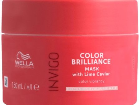 Wella Professionals Invigo Colour Brilliance Vibrant Colour Mask Fine Normal Hair 150ml on Sale